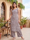 Naisha K 941 Rayon Discharge Printed Kurti With Bottom Exporters In India